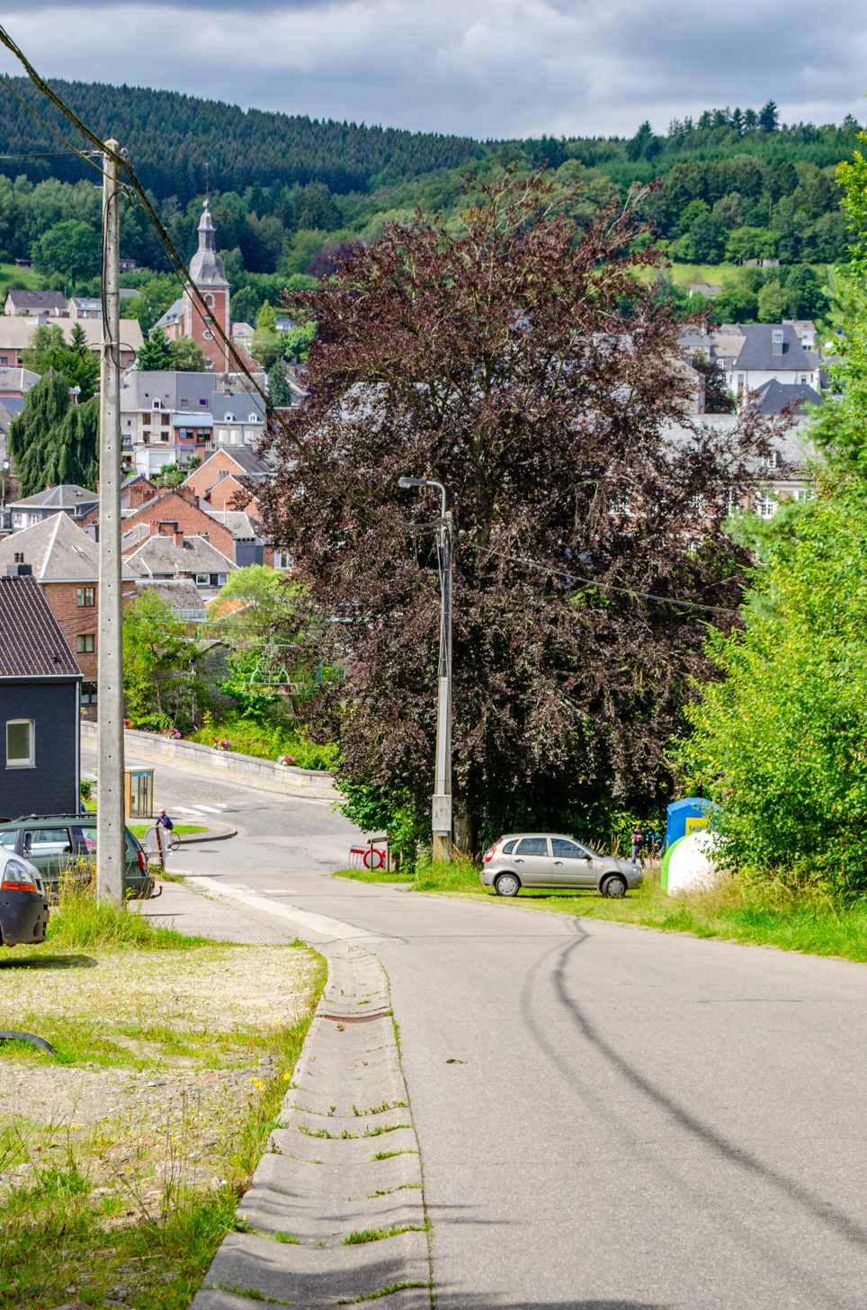 uitzicht vanaf de Stockeu op Stavelot